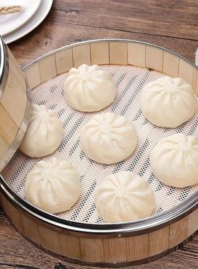 3pcs/set Reusable Silicone Non-Stick Steamer Liners, Round S