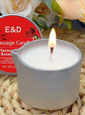 1pc Rose scented Home Body Oil aromatherapy Candle,Massage O
