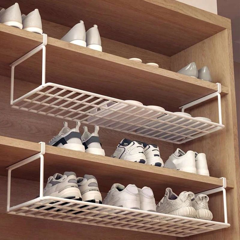 1/2pcs Creative Layered Shoe Rack Home Dorm Office Shoe Cabi