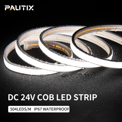 PAUTIX IP67 Waterproof COB Strip LED Light Bar 504 LEDs/M