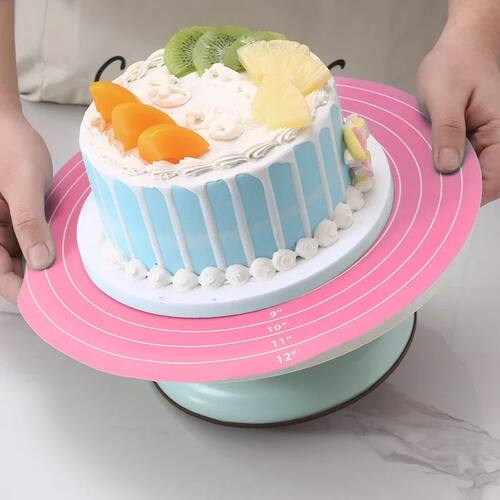 Cake Turntable Pat Silicone Baking Mat For Cake with Size No