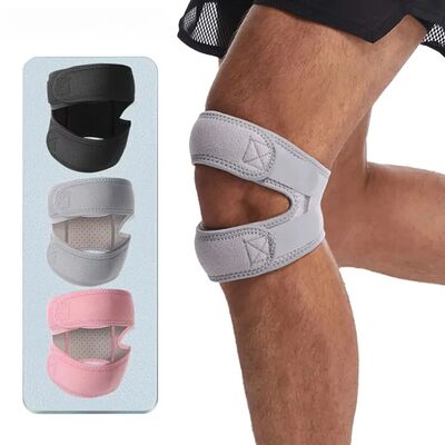 1/2Pcs Sports Kneepad Double Patellar Knee Patella Tendon Su