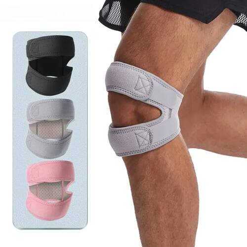 1/2Pcs Sports Kneepad Double Patellar Knee Patella Tendon Su