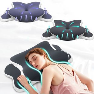 Ergonomic Memory Foam Pillow Orthopedic Neck Support for Sid