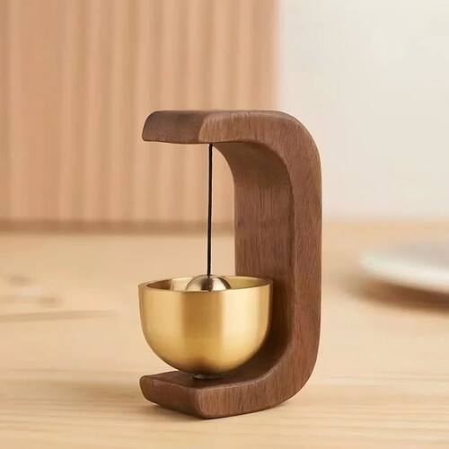 Wooden Wind Chimes Wireless Doorbell Hanging Decorations Ent
