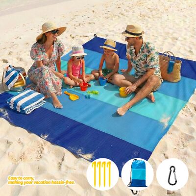 Multiple Sizes Beach Blanket Sandproof Waterproof Large Quic