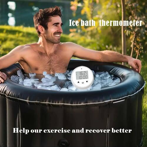 1pc Ice Bath thermometer Cold Plunge IPX7 waterproof multifu