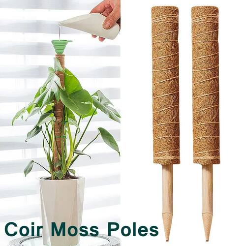 Plant Moss Coir Pole Bendable Plants Climbing Support Extens