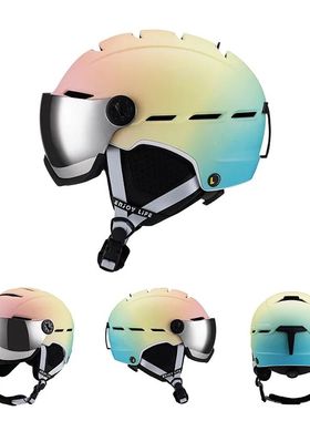 Eastinear Snow Glasses Integrated Ski Helmet PC and EPS Outd