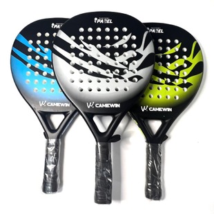 Racket Professional Tennis Carbon Fiber Face Padel Soft