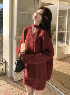 现货【首发新款】休闲毛衣套装2B114-2188-P165-K245