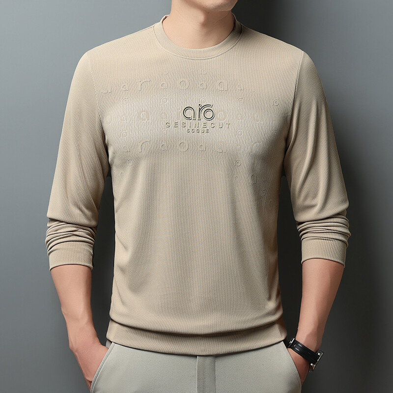 零度-52013-P26-新款秋冬季植绒奥钻圆领卫衣男士休闲打底衫 8.28