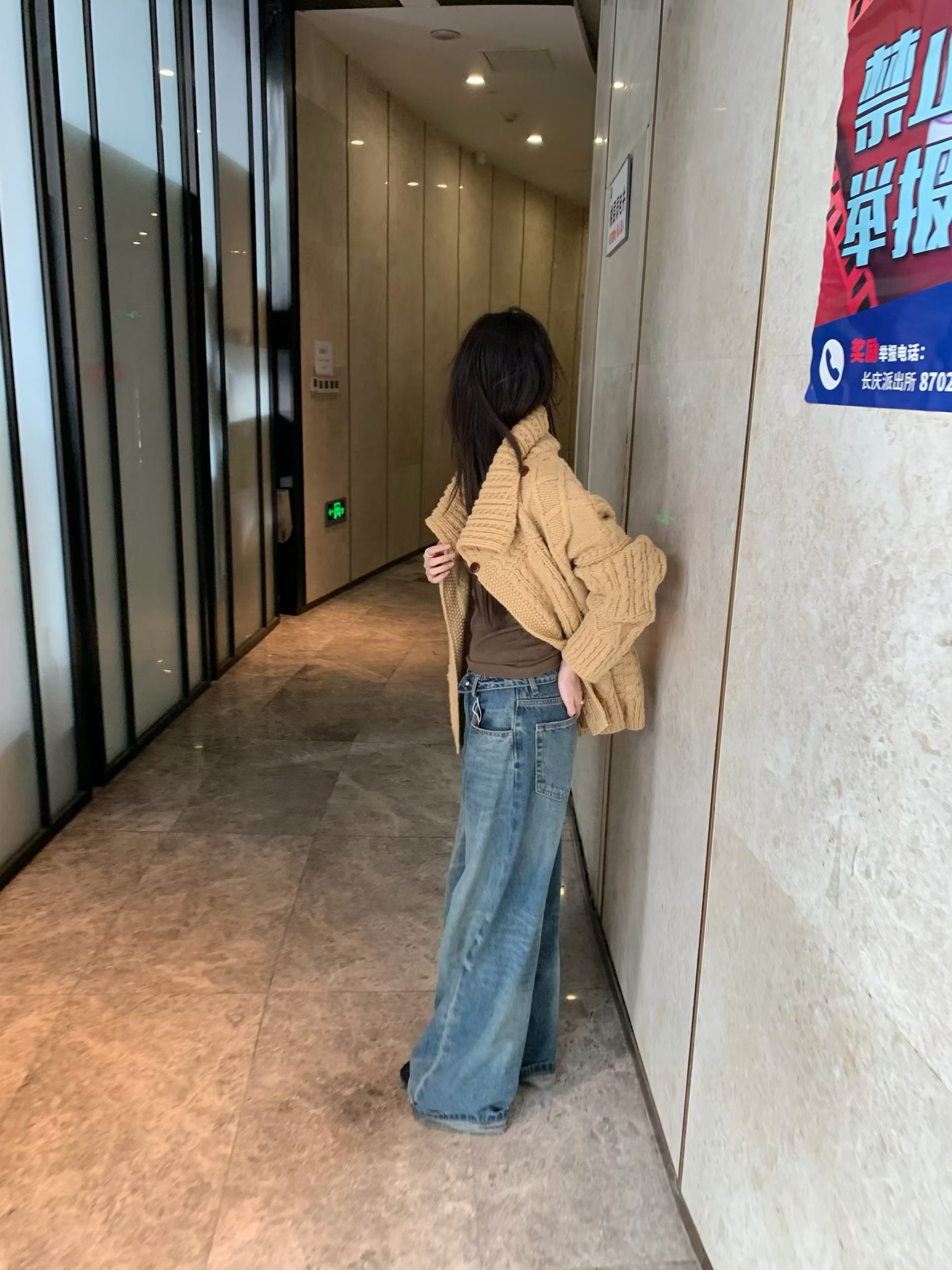 韩国东大门2026冬季新品绞花针织开衫长袖宽松复古加厚毛衣外套女