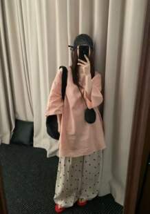 韩系麻料慵懒风后背纽扣圆领衬衫女夏季薄款气质遮肉宽松显瘦上衣