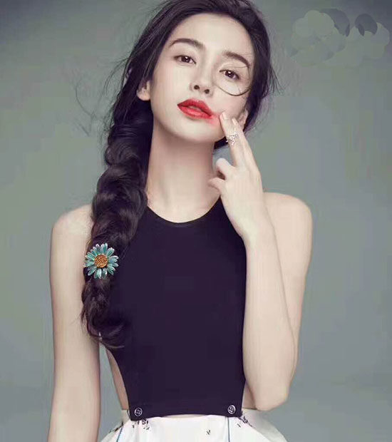 泫雅风花朵头绳发绳发圈baby发饰