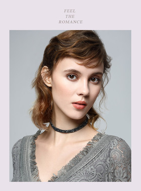 少女心小米珠短款项圈脖子饰品