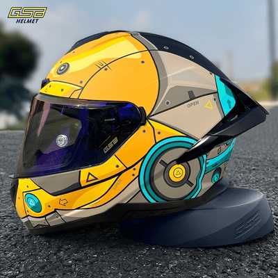 GSB摩托车头盔361GT大尾翼3C认证