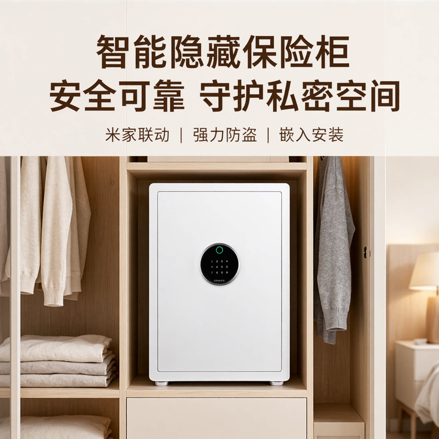 卡唛crmcr智能保险箱米家智控60