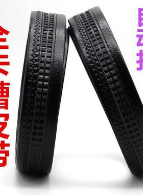 男士皮带不带头全卡槽3.5宽头层