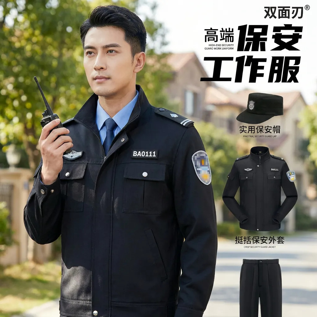 保安执勤制服夹克裤套装秋冬春秋