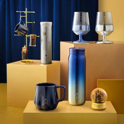 日本星巴克杯子 Reservoir高颜值简约不锈钢保温杯条纹马克杯礼物