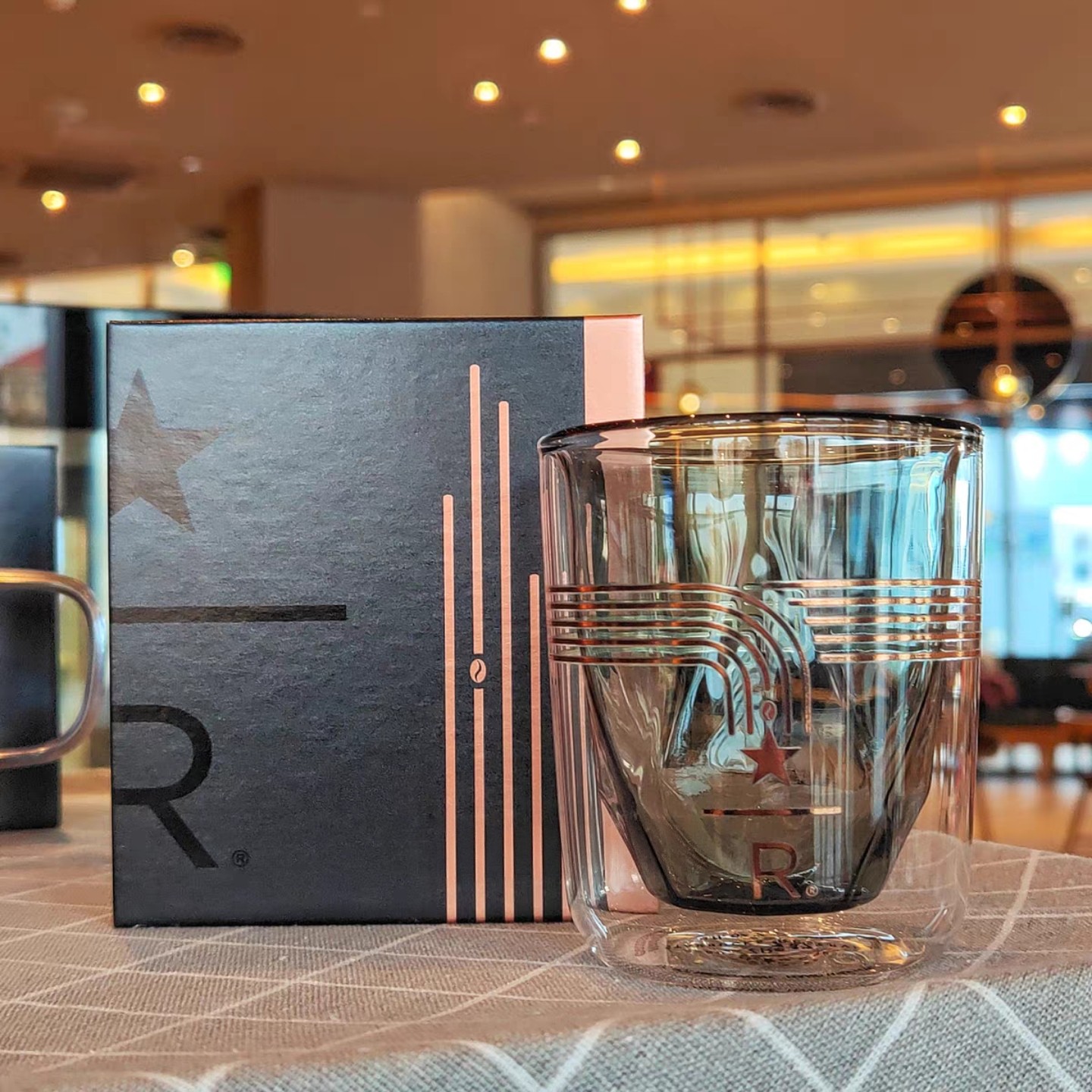 星巴克杯子清仓特价优惠简约高颜值臻选将心注入双层玻璃杯桌面杯