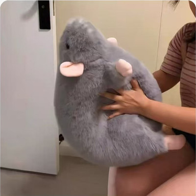 可爱花枝鼠玩偶仿真大老鼠毛绒玩具抱枕搞怪豚鼠女生礼物儿童玩具