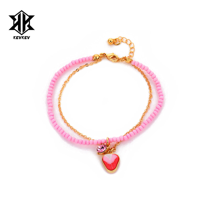 水果派对双层彩色串珠手链