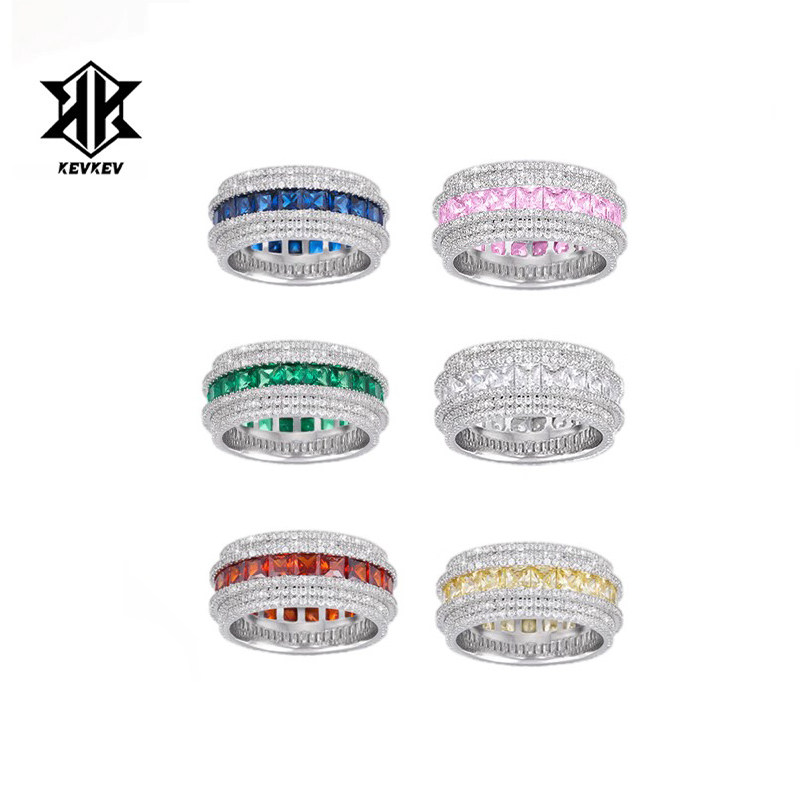 同款NBM撞色彩色水晶戒指