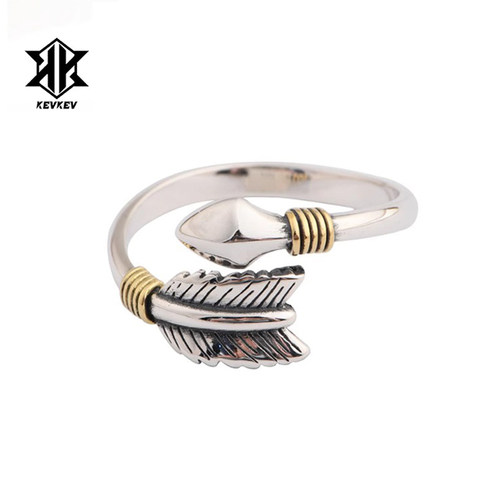 S925纯银SUP安箭矢戒指时尚情侣