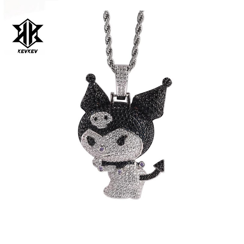 嘻哈小恶魔Kuromi库洛米卡通项链