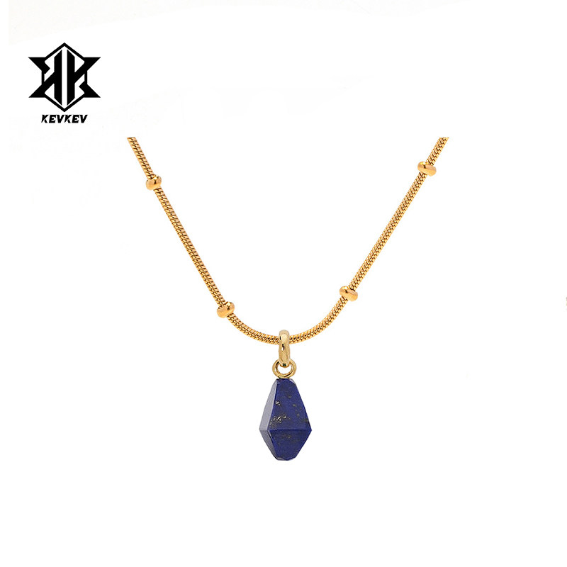 周雨彤同款天然石项链女