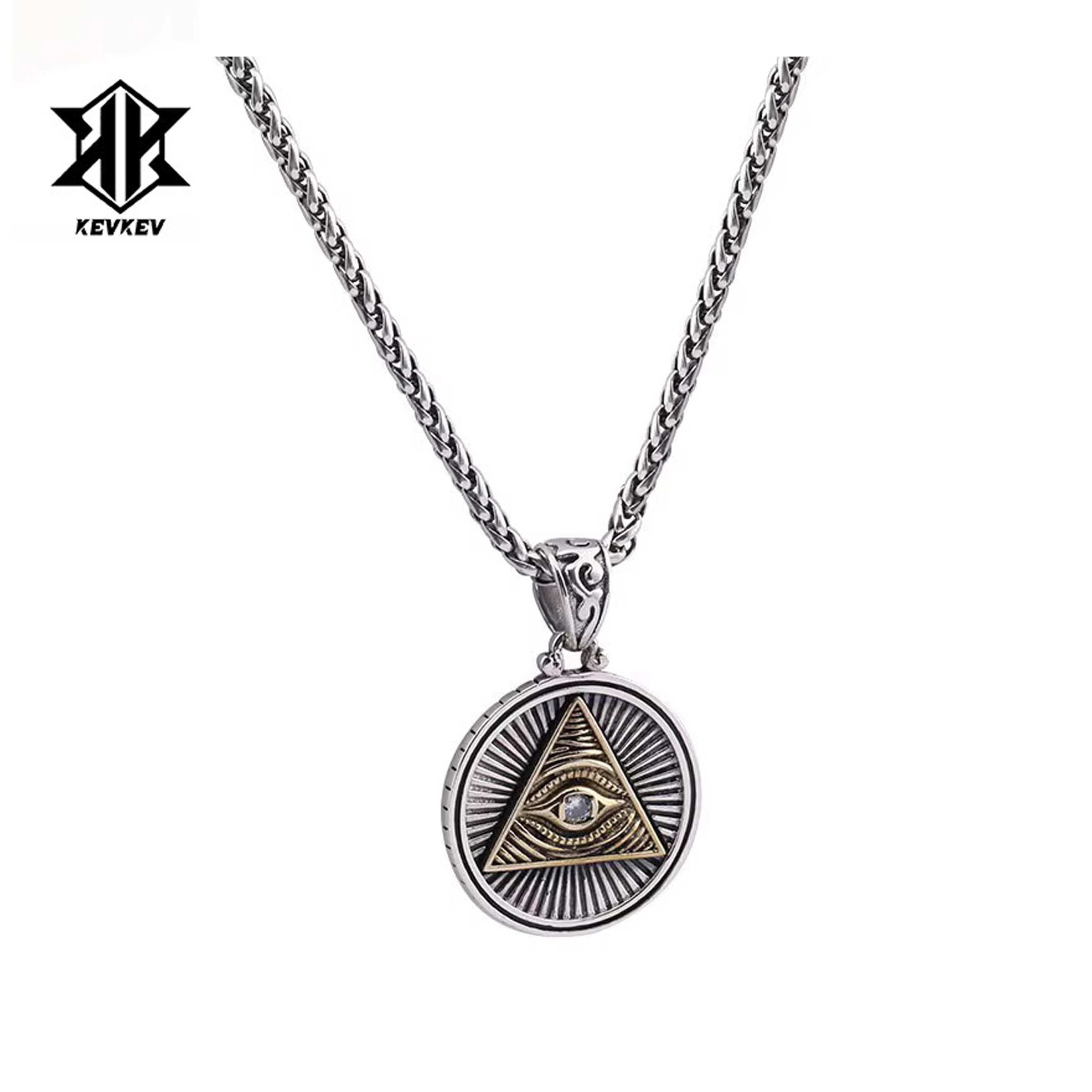 官方正品荷鲁斯上帝之眼硬币项链