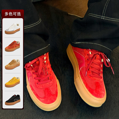 复古德训鞋秋冬新款增高休闲鞋