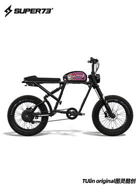 super73S2RX极光高质量专用电池防水贴纸涂鸦图案装饰改装配件