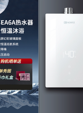 能率GQ-16EA6AFEX燃气热水器家用 静音 智能恒温 天然气 下置风机