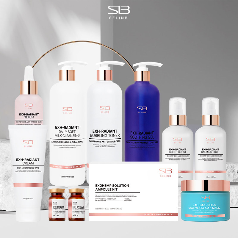 韩国院线药妆SELINB护肤套装干细胞焕肤精华安瓶面膜面霜敏感肌肤