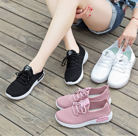 运动鞋女2019春秋季韩版百搭女鞋轻便跑步鞋透气休闲鞋女旅游鞋女|ruв категории Женская обувь, низкий чистка - от Buy2taobao.com для оказания профессиональной услуги покупки агента Taobao