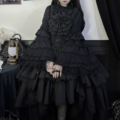 预约定金夜宴回廊lolita姬袖衬衫