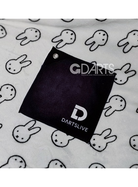 日本DARTSLIVE周边商品 小方巾 擦手汗