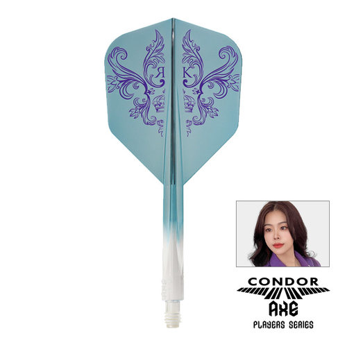 千里达 郭莎莎 CONDOR AXE一体式飞镖翼 绿色渐变小方形 不易变形