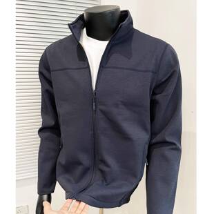 户外防风外套男加绒加厚2025新款秋冬奥粒绒开衫卫衣男款立领夹克