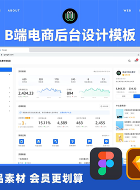 B端后台电商管理UI电商界面