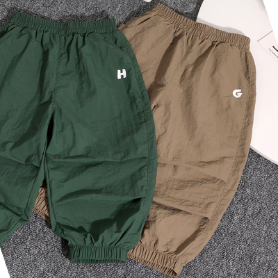 【儿童秋季户外伞兵裤】优选锦纶面料 轻量化宽松薄裤子