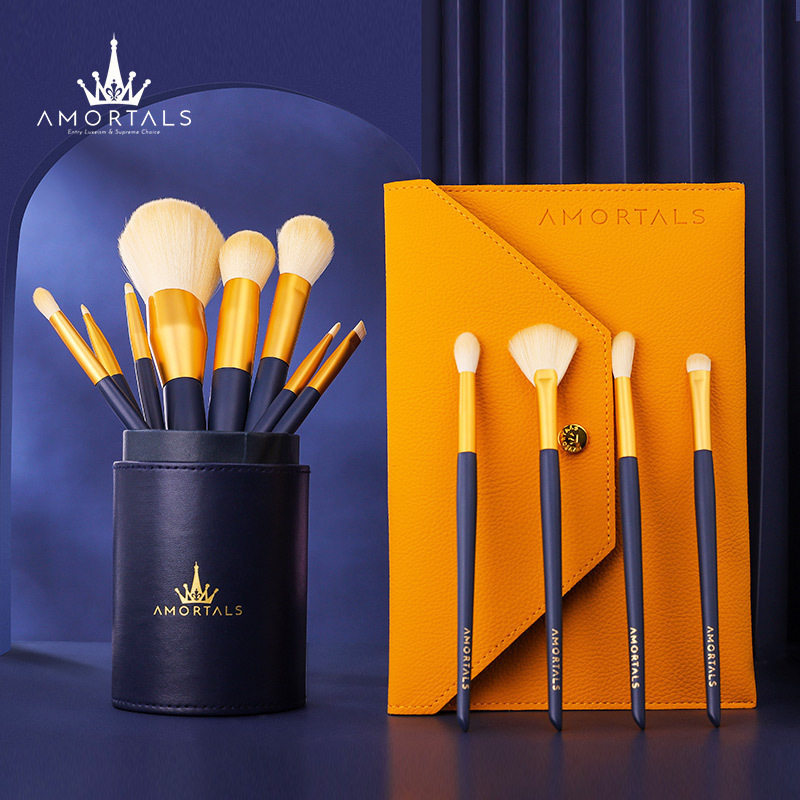 尔木/葡萄化妆刷套装软毛眼影修容美妆散粉刷子全套化妆/美容工具