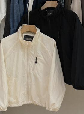 RESUMEHOME简历童装春秋中大童儿童防晒夹克立领外套宝宝帅气上衣