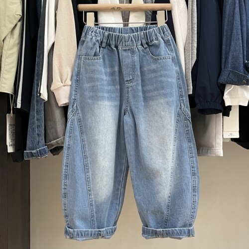 织样童装儿童男童春季水洗牛仔裤