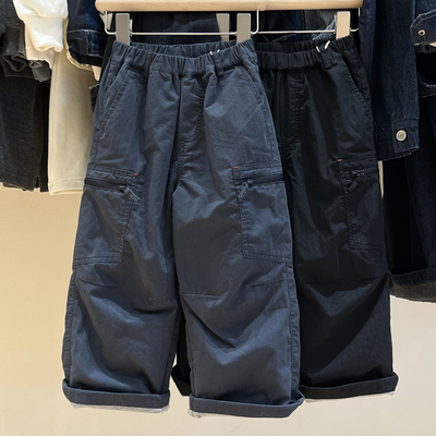 简历童装男童冬季双层加厚工装裤