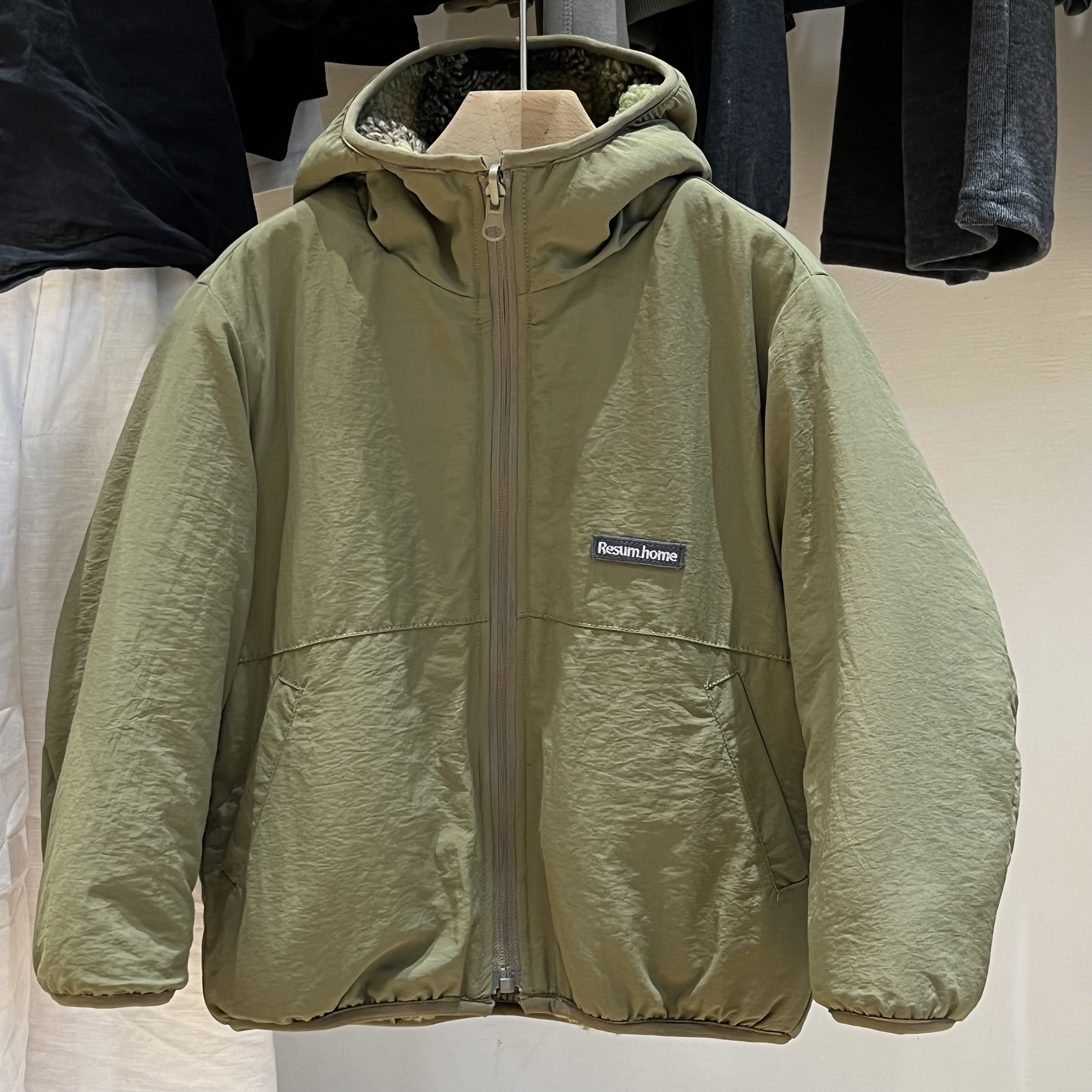 简历童装中大童羊糕绒加厚外套