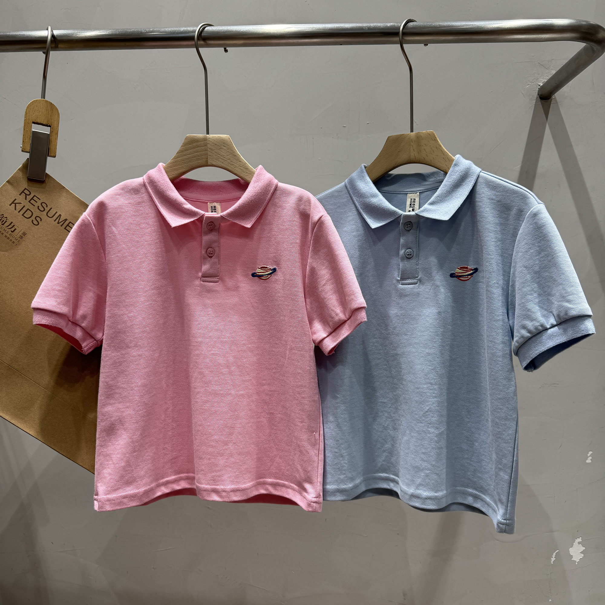 简历童装25夏季新款POLO衫短袖T